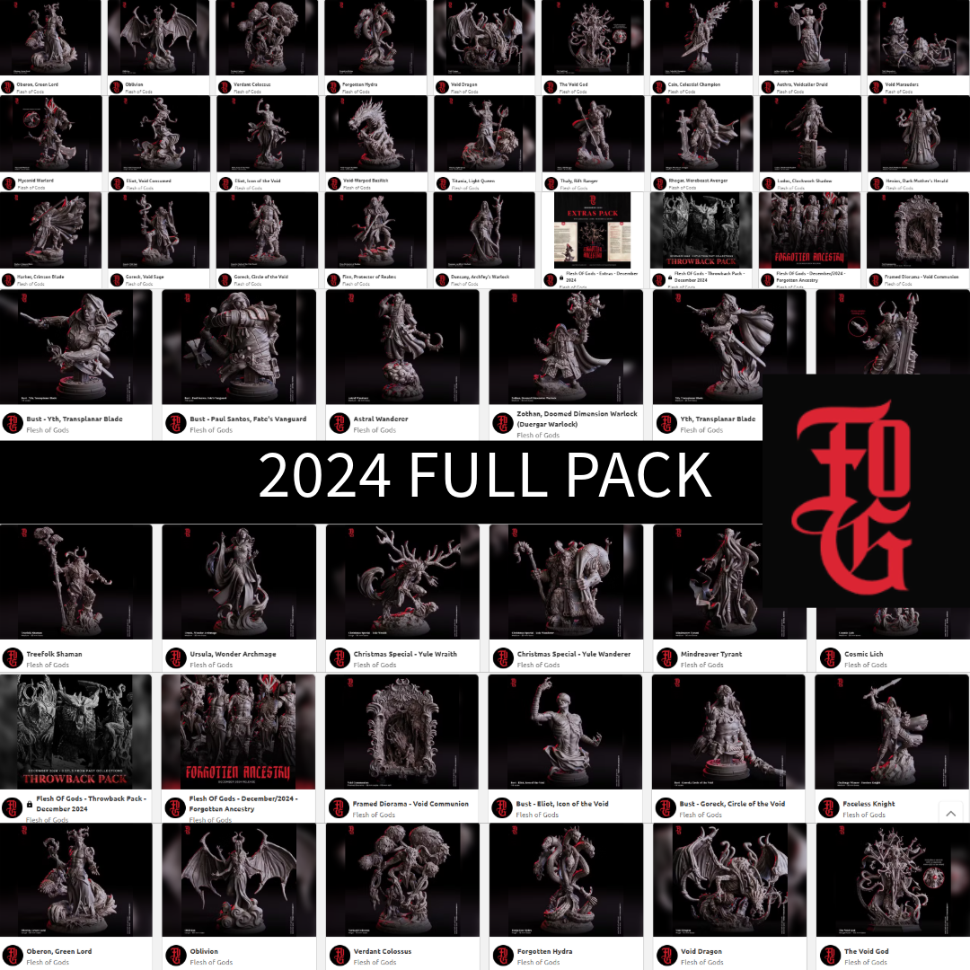 Tabletop Miniatures STL Pack – Fantasy , Sci-Fi Figures for D&D and RPGs